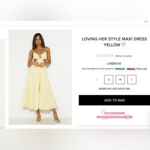 Hello Molly Maxi Dress (Small)